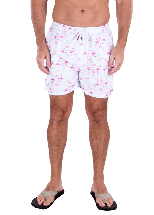 'Flamingle' Swim Shorts