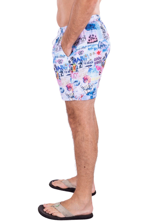 'Road Trip' Swim Shorts