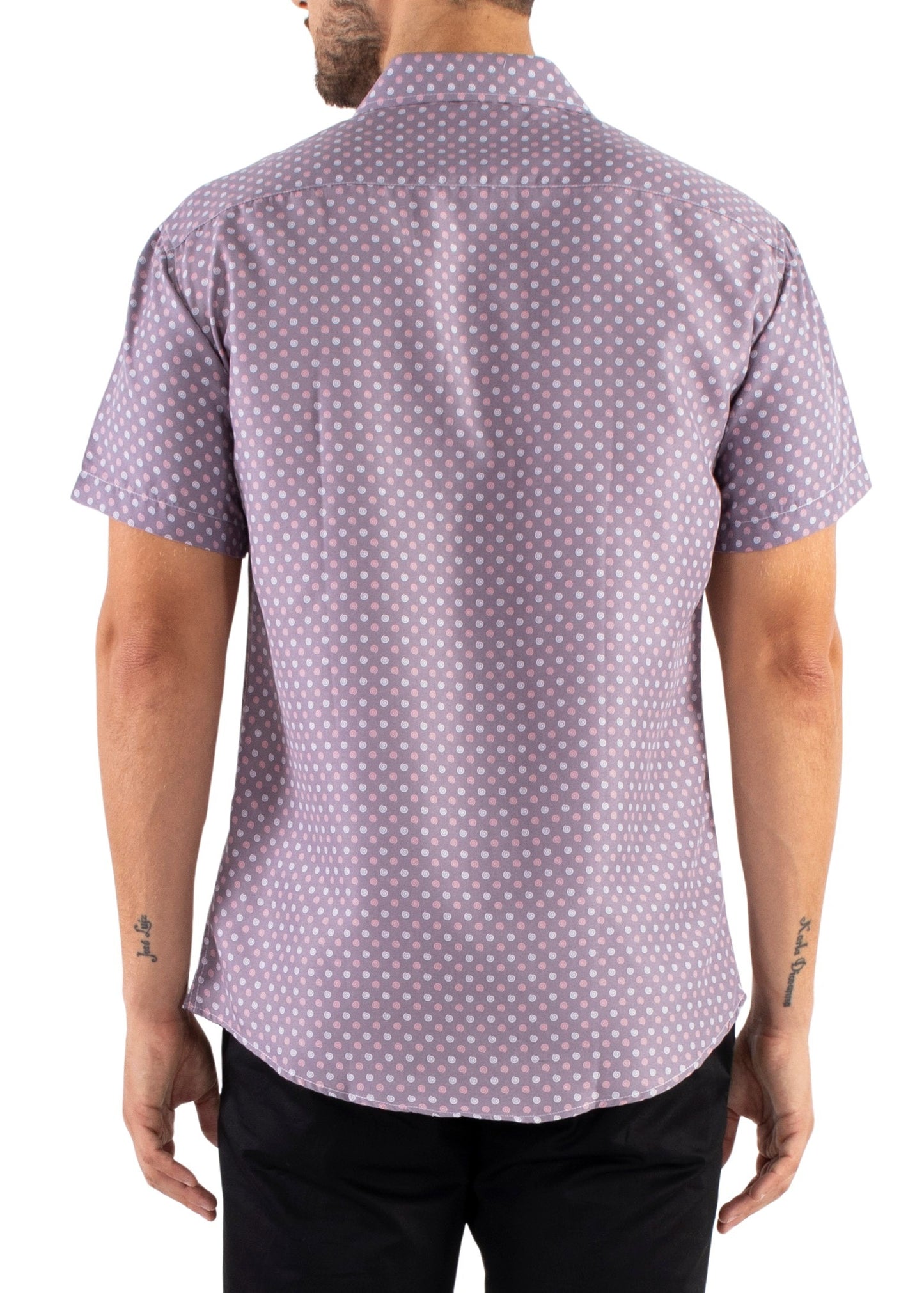 'Dark-cyclone' - Button Up Short Sleeve Shirt