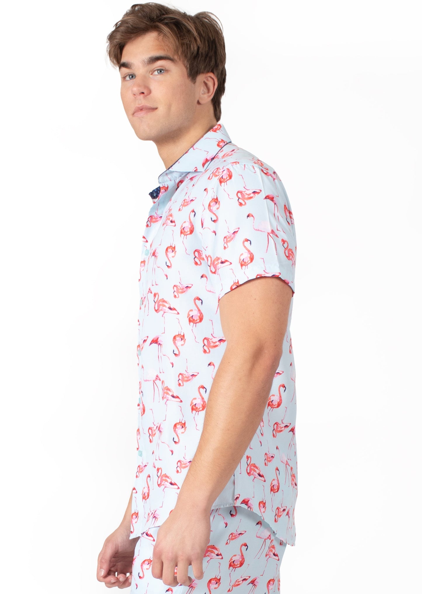 'Flamingo Guard' Short Sleeve Shirtt