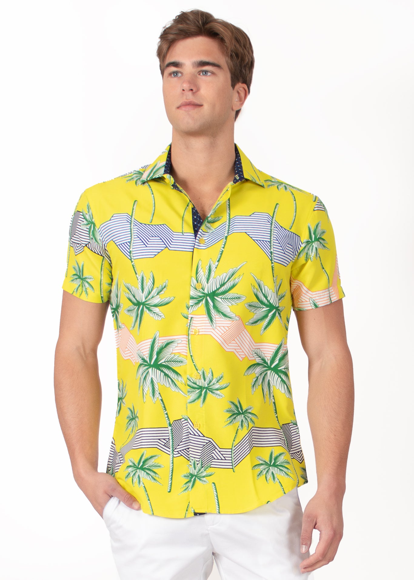 'Tropical Architect' Short Sleeve Shirt