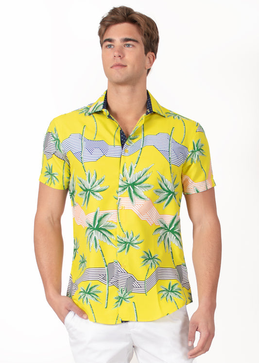'Tropical Architect' Short Sleeve Shirt
