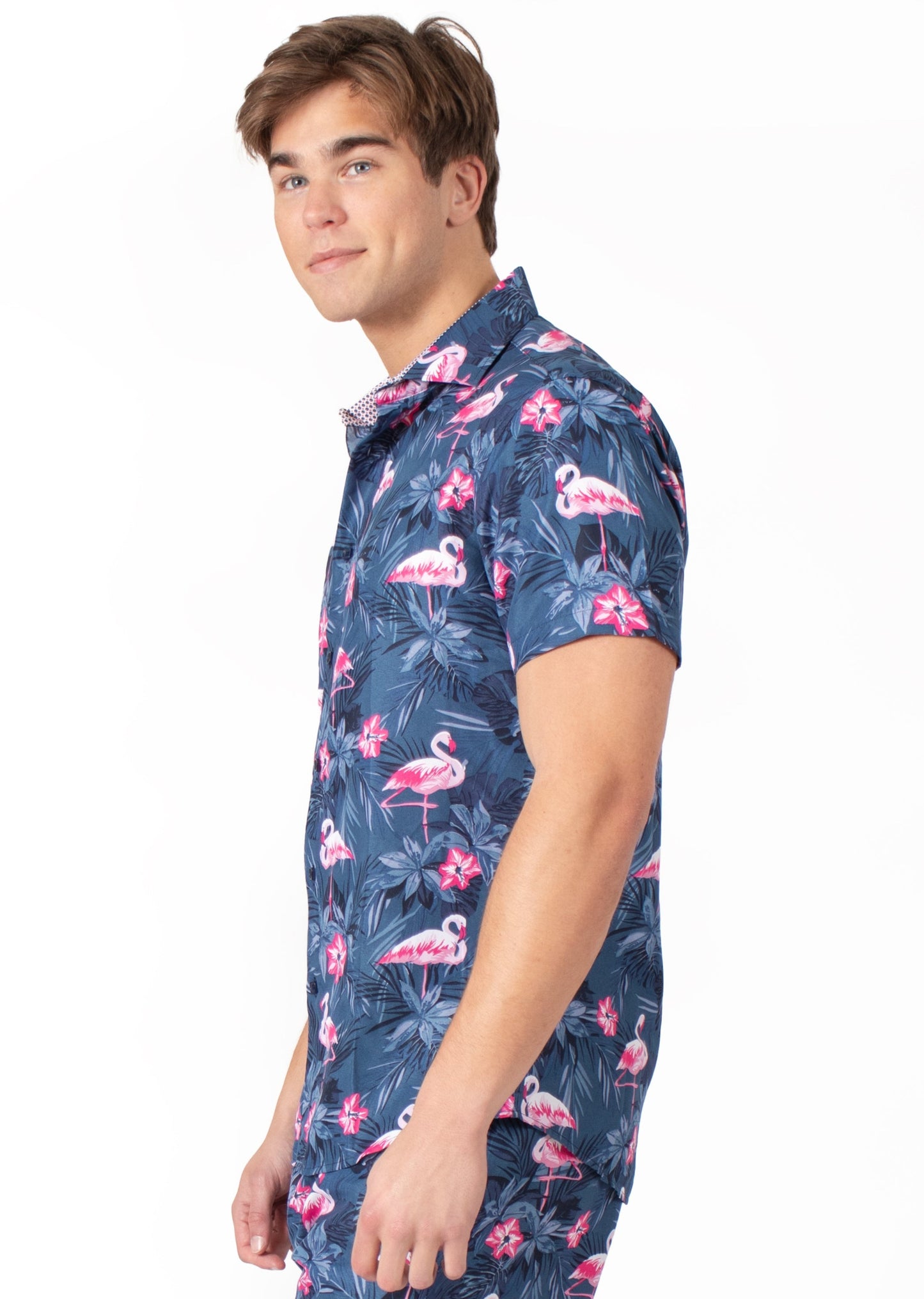 'Flamingo Fanatic' Short Sleeve Shirt