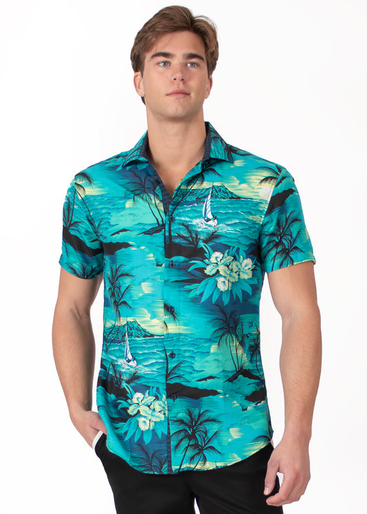 'Jungle Creation' Short Sleeve Shirt