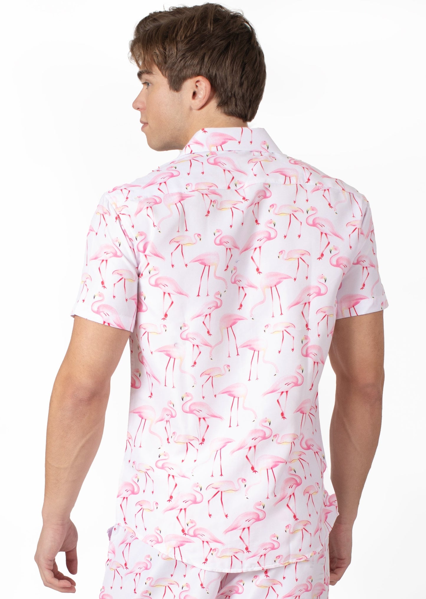 'Flamingo Dude' Short Sleeve Shirt