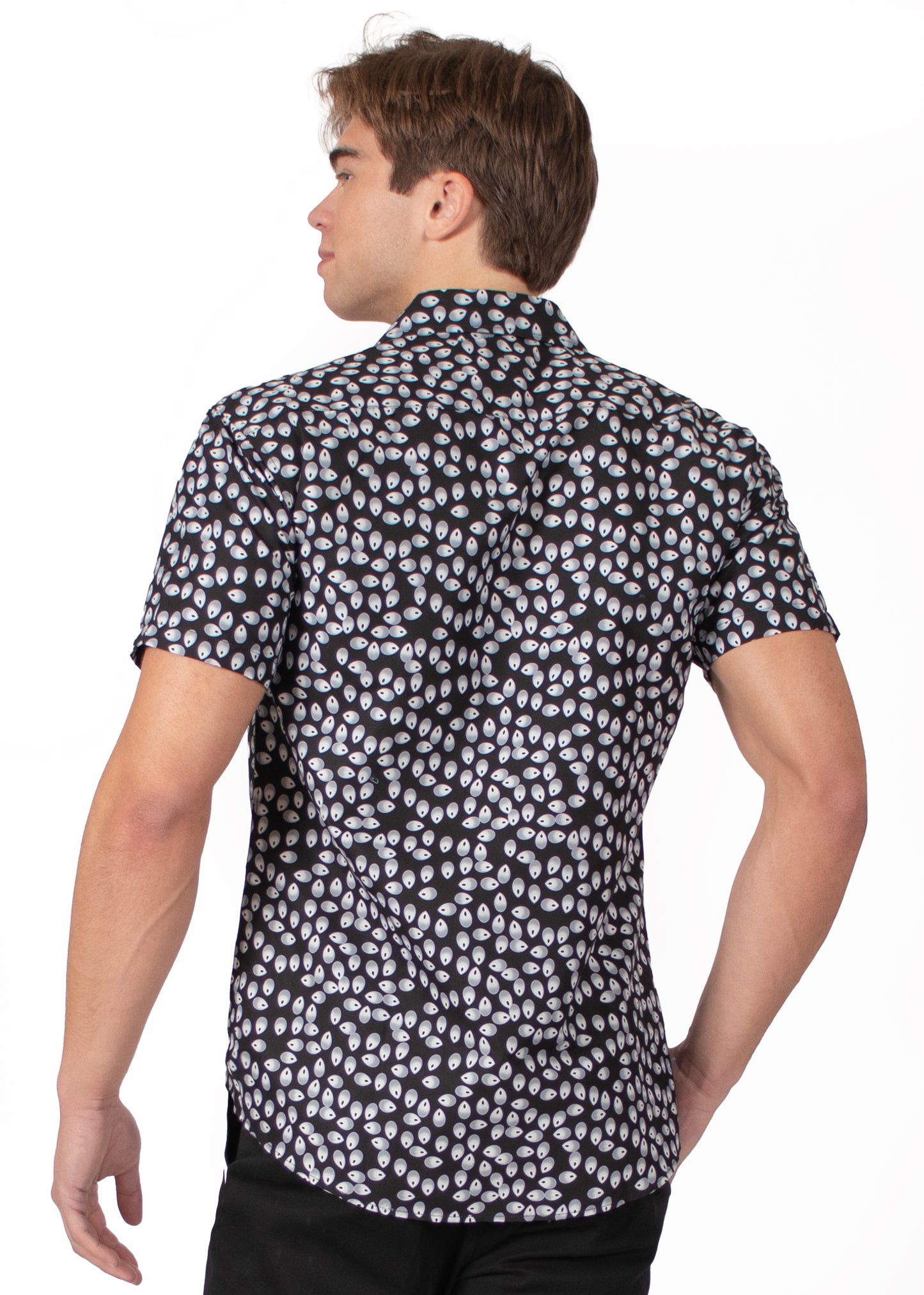 'Raindrop Rhythm' Short Sleeve Shirt