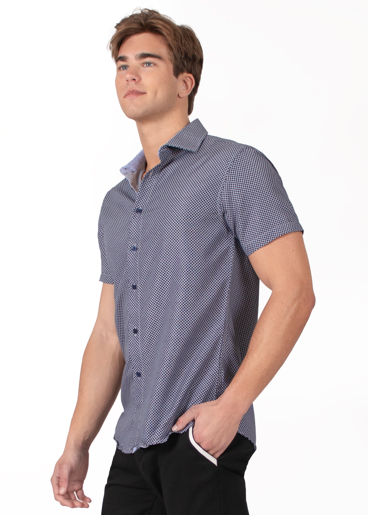 'Dot Dash' Short Sleeve Shirt