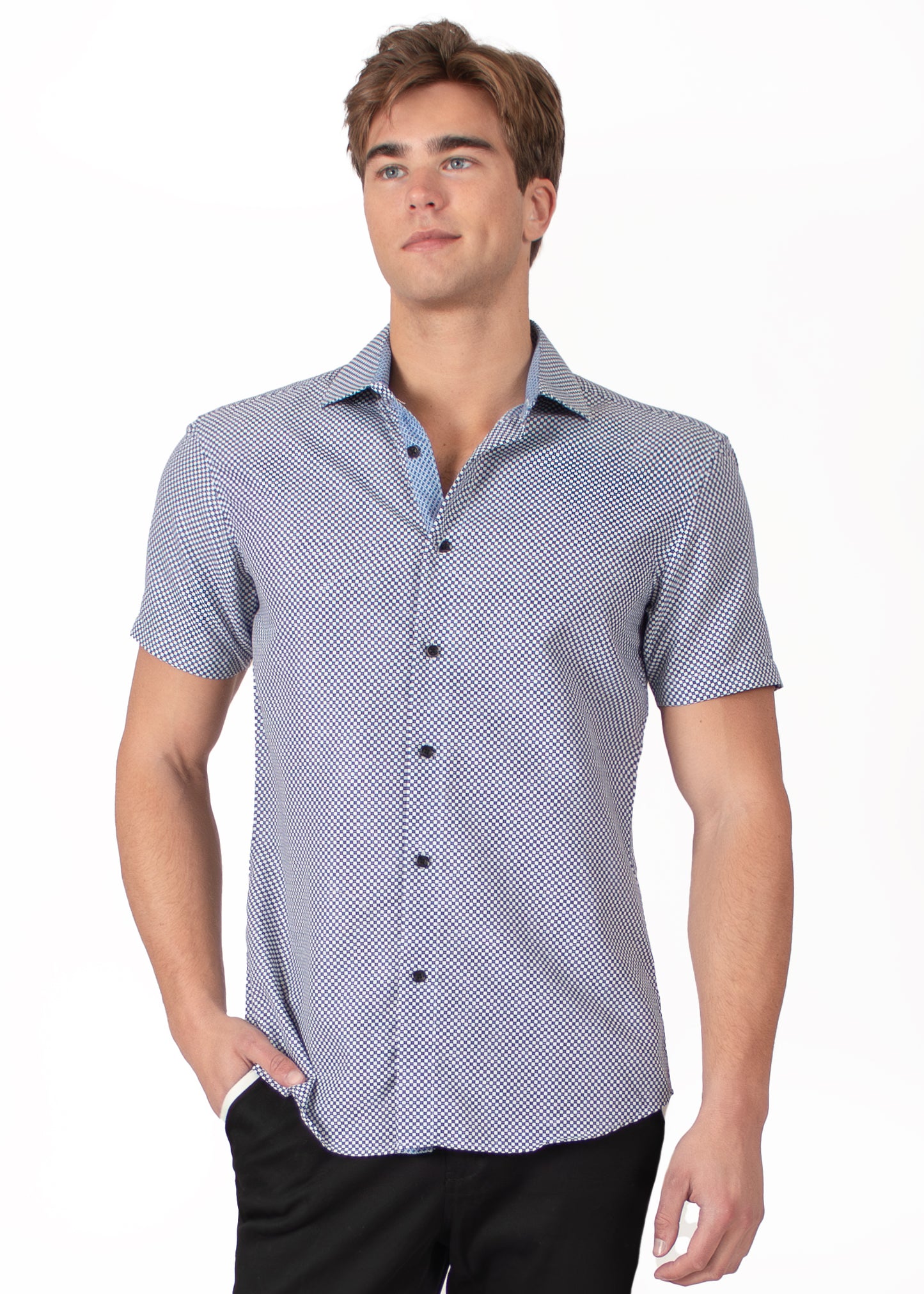 'Dot Dash' Short Sleeve Shirt