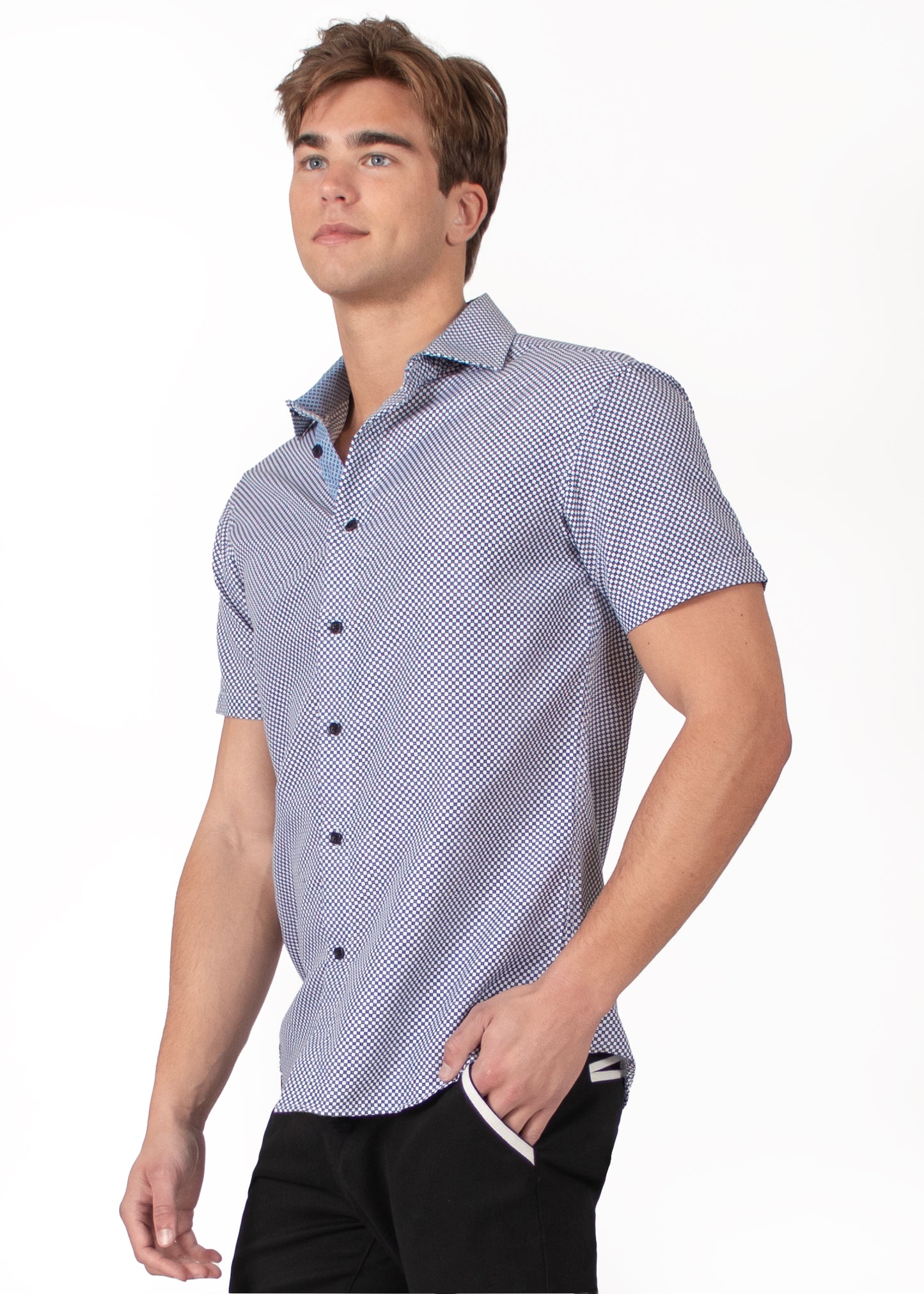 'Dot Dash' Short Sleeve Shirt