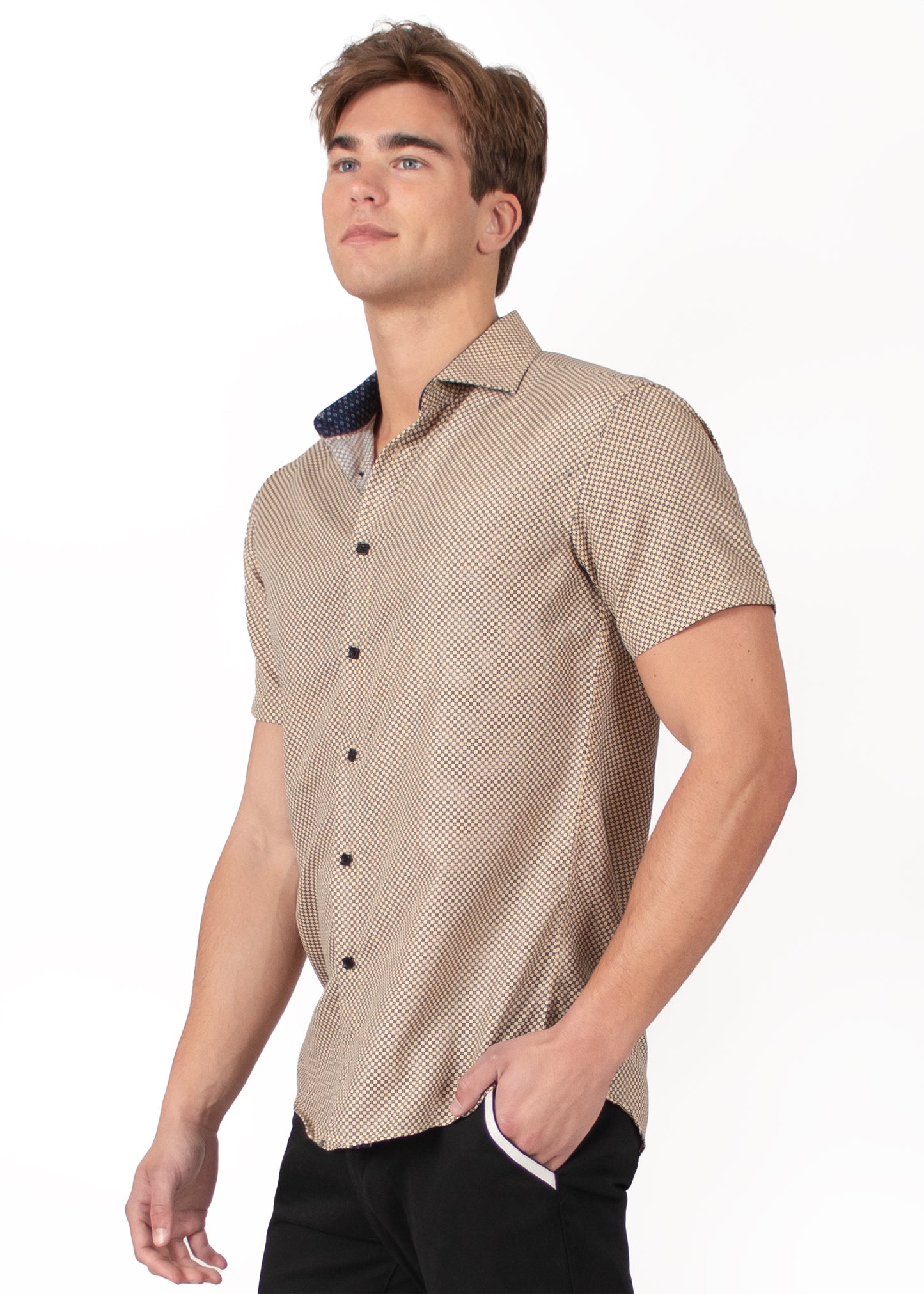 'Dot Dash' Short Sleeve Shirt