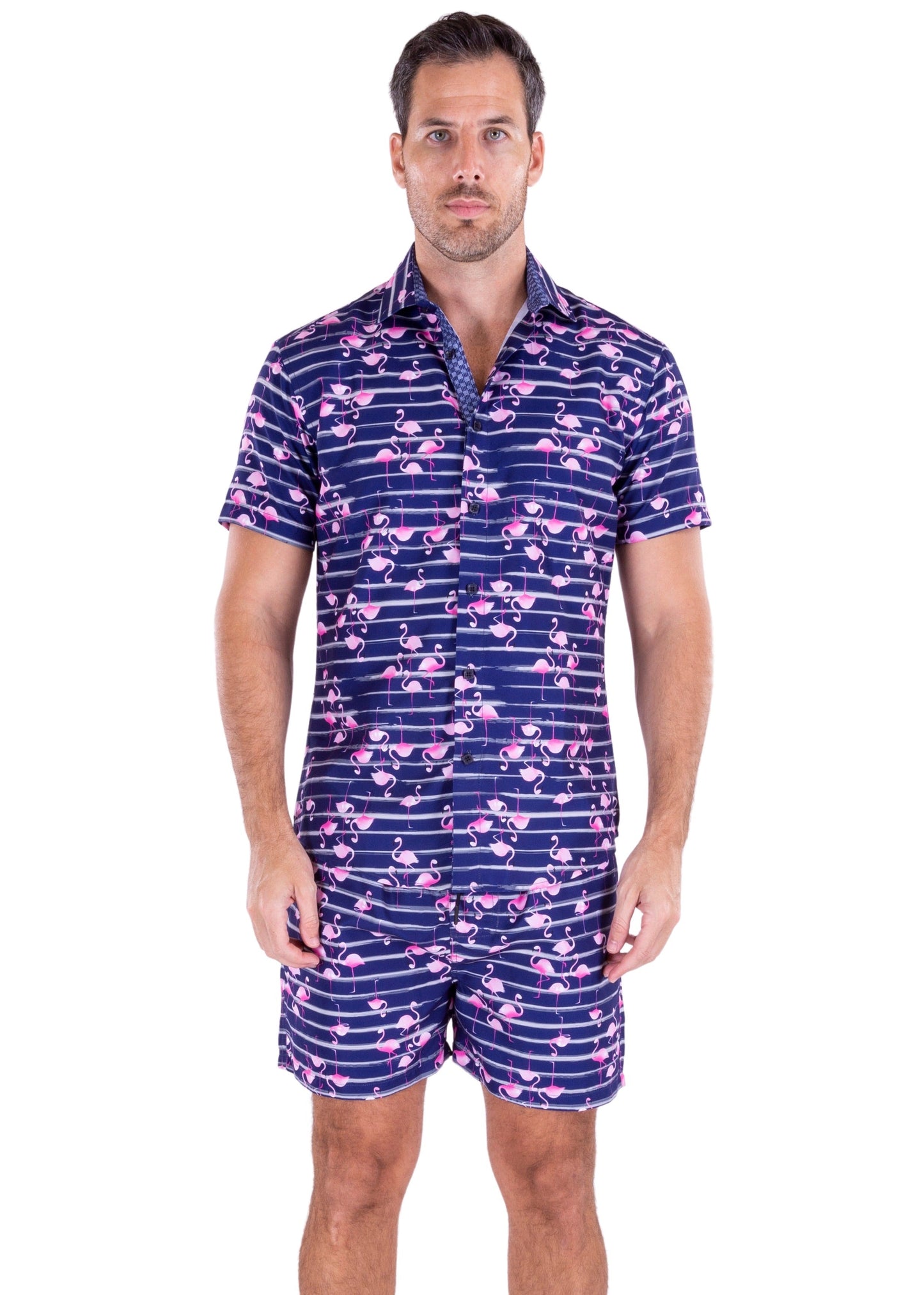 'Flamingle' Swim Shorts