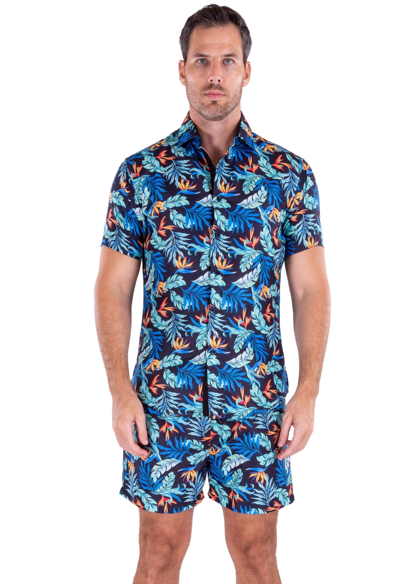 'Tropic Like It's Hot' Swim Shorts