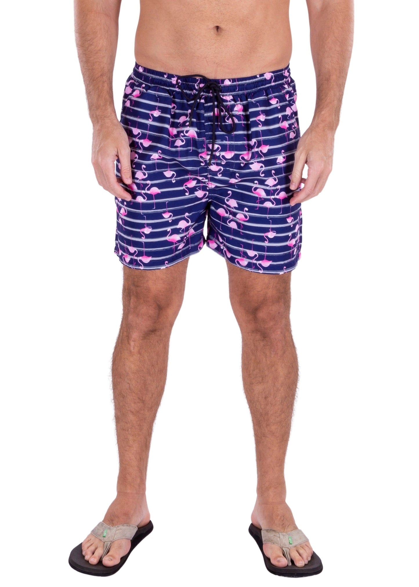 'Flamingle' Swim Shorts
