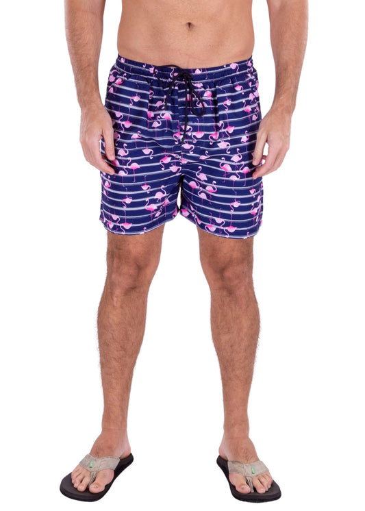 'Flamingle' Swim Shorts